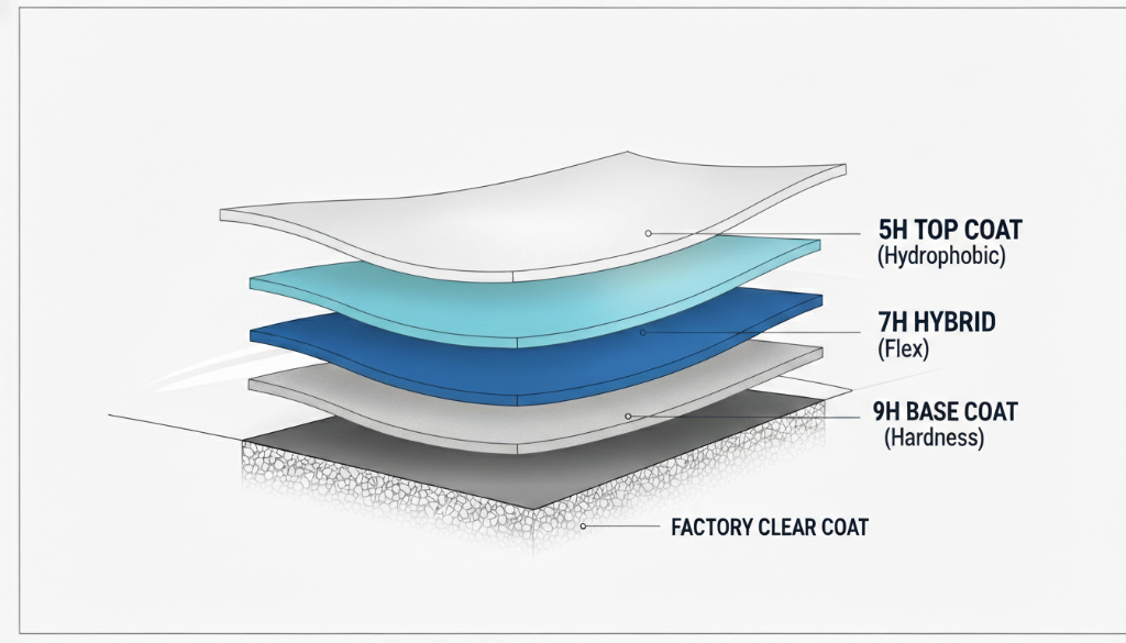 Technical Coating Layer Diagram